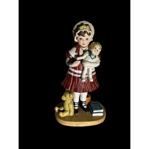 Vtg Jan Hagara "Lydia & The Shirley Temple Doll" Limited Edition 1982
